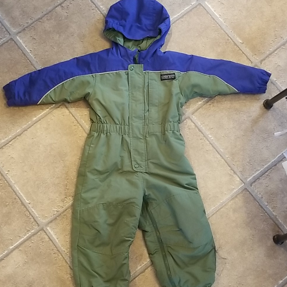 4t Land's End snowsuit EUC